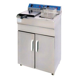 Caterina 2x17L Electric Fryer + Cabinet CT/357