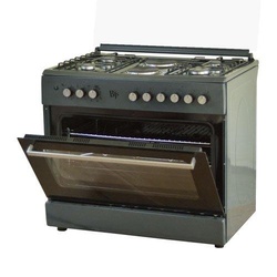 BJ'S 4G+2E 90*60cm Standing Cooker (Grey)
