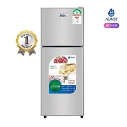 Nunix Fridge 138L Double Door  BCD-138