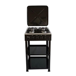 Ramtons 4 Burner Gas Cooker Stainless Steel with Stand RG/547