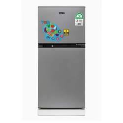 VON 136L Double Door Fridge, Top Mount Freezer – VART-19DHS