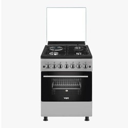 Von Cooker 3 Gas + 1 Electric - VCF553141NFS, Silver