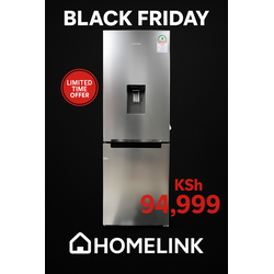 Samsung RB33J3611S9 338L Bottom-Mount Freezer Refrigerator – Silver Finish