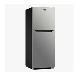Von VART-25NHS Double Door Fridge 220L - Silver