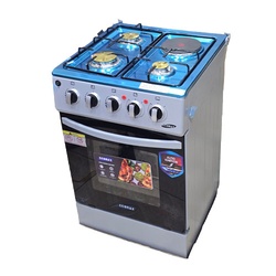 Ecomax 3G+1E 50×55 LX680 Free Standing Cooker  (With Free Gas Pipe, Spatula, Frying Pan, 13Kg Regulator & Clips)