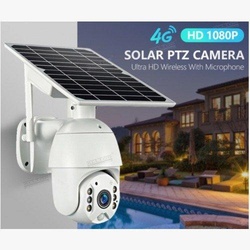 360 Degrees Solar PTZ CCTV Smart Camera With 4G SIM Card