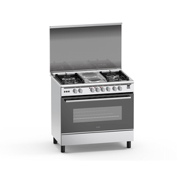 Haier 4G+2E 90X60cm Standing Cooker with Electric Long Oven HCR6042EDS