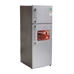 Ramtons 213L Double Door Direct Cool Fridge RF/217 – Silver Top Freezer Refrigerator