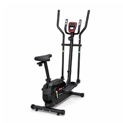 Elliptical Trainer Cross Trainer Exercise Bike with LCD Display & Adjustable Resistance