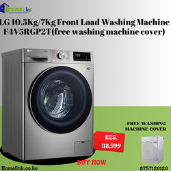 LG 10.5Kg/7Kg Front Load Washing Machine F4V5RGP2T