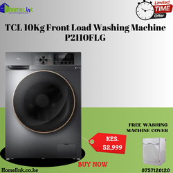 TCL 10Kg Front Load Washing Machine P2110FLG