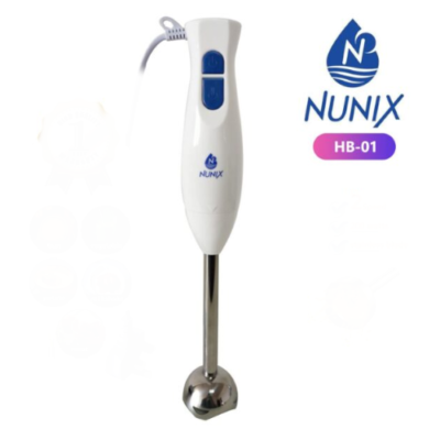 Nunix Hand Blender 2 Speed With Stainless Steel Blades HB-01