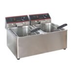 Caterware 2x10lts Double Tank Fryer -CT-110