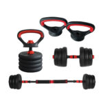 15Kg 6 in 1 Dumbbell Barbell Kit