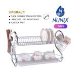 Nunix Dish Rack 2 Tiers Stainless DR2S