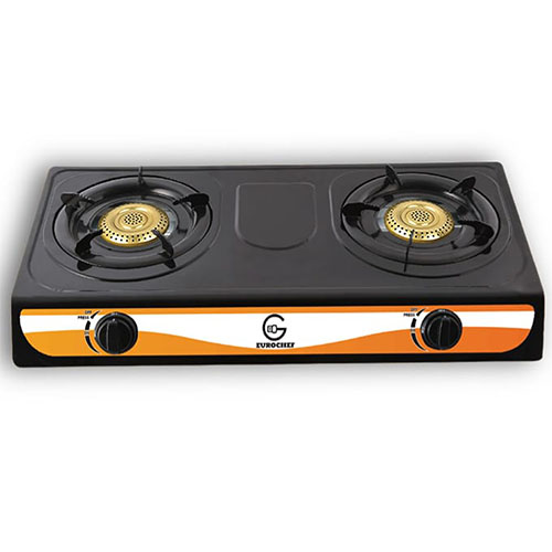 Eurochef EC-G002B 2 Burner Table Top Gas Cooker price in Kenya