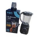 VON 1.5L Blender + Mill VBP501NLB