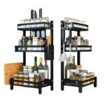 Kitchen rack floor-standing multi-layer countertop.