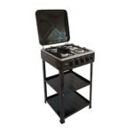 Ramtons 4 Burner Gas Cooker Stainless Steel With Stand RG-547